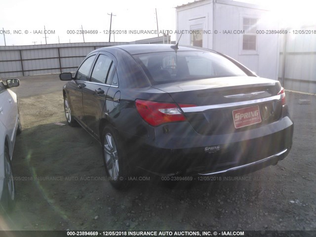 1C3CCBBB3DN539580 - 2013 CHRYSLER 200 TOURING BLACK photo 3