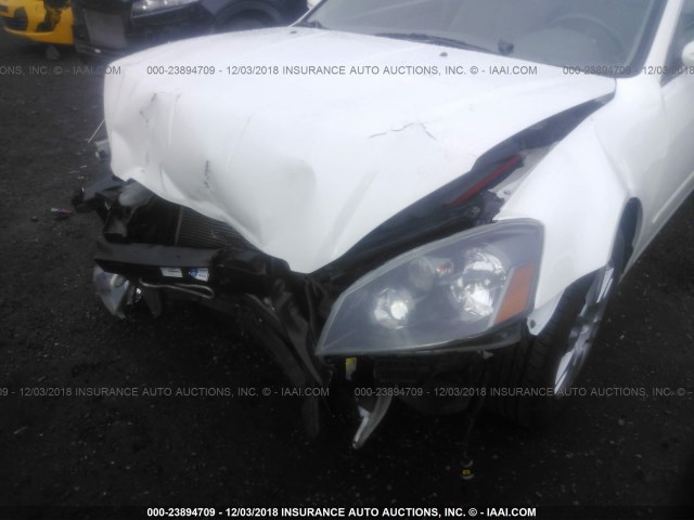 1N4AL11D56C220105 - 2006 NISSAN ALTIMA S/SL WHITE photo 6