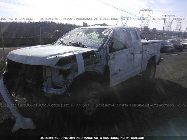 1GCHSAEA5F1218622 - 2015 CHEVROLET COLORADO WHITE photo 2