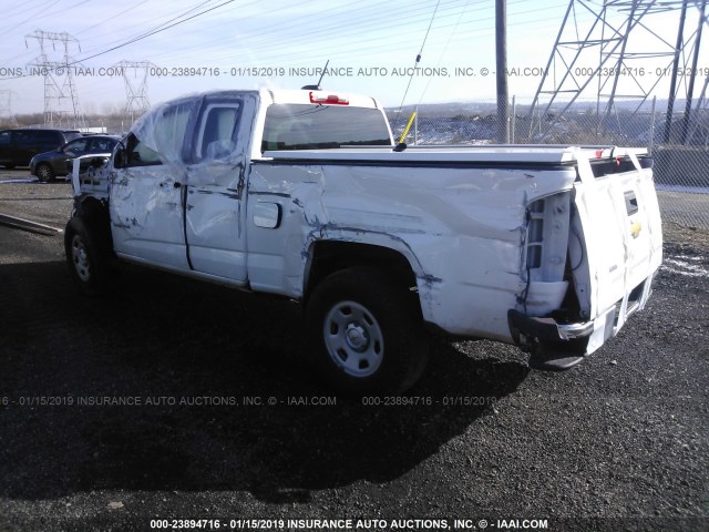 1GCHSAEA5F1218622 - 2015 CHEVROLET COLORADO WHITE photo 3