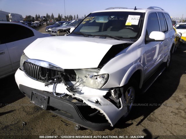 5GADS13SX72207185 - 2007 BUICK RAINIER CXL WHITE photo 2