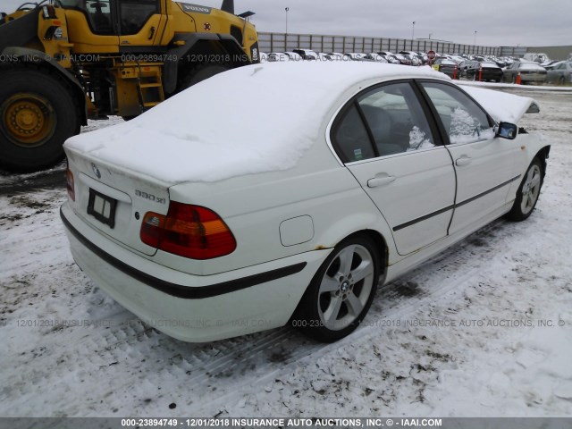 WBAEW53474PN35773 - 2004 BMW 330 XI WHITE photo 4