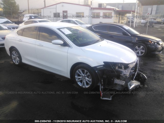 1C3CCCAB3GN131852 - 2016 CHRYSLER 200 LIMITED WHITE photo 1