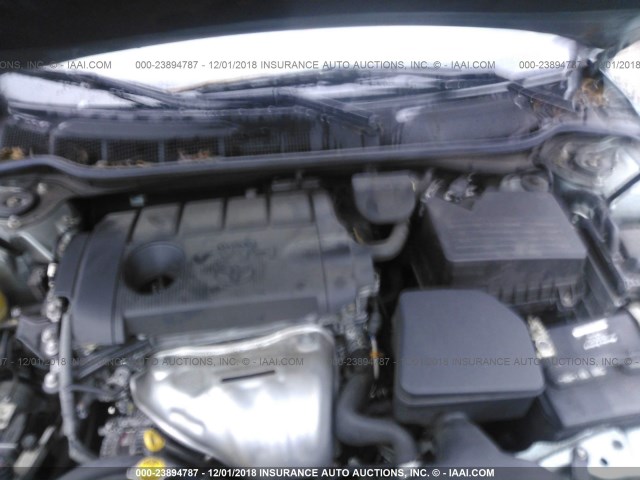 4T4BF3EK2BR137232 - 2011 TOYOTA CAMRY SE/LE/XLE 绿色 照片 10