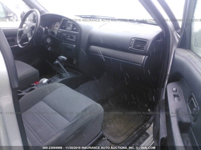 JN8DR09Y23W838164 - 2003 NISSAN PATHFINDER LE/SE SILVER photo 5