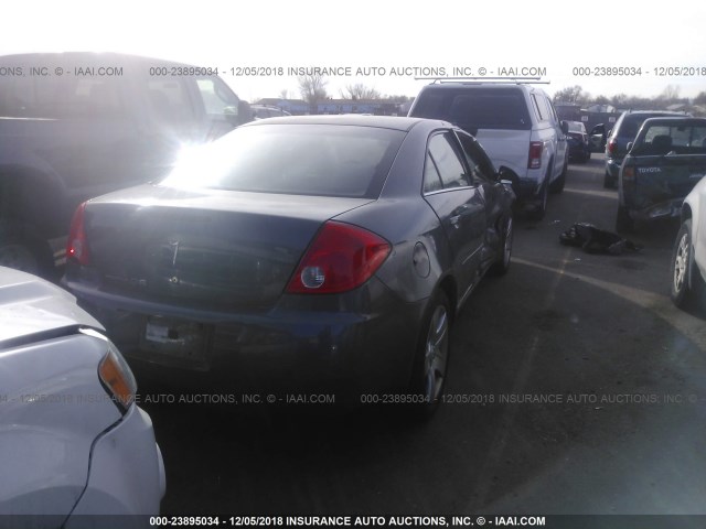 1G2ZG57B584147060 - 2008 PONTIAC G6 SE BLUE photo 4