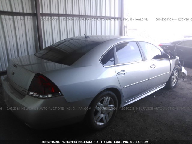 2G1WB5E38E1117432 - 2014 CHEVROLET IMPALA LIMITED LT SILVER photo 4