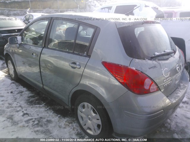 3N1BC1CP4CK289561 - 2012 NISSAN VERSA S/SL SILVER photo 3