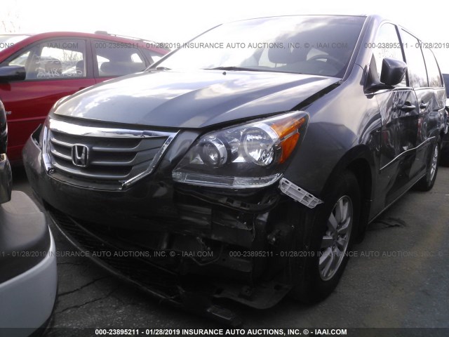 5FNRL3H6XAB085179 - 2010 HONDA ODYSSEY EXL GRAY photo 6