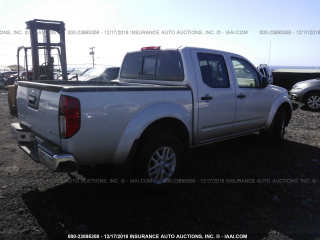 1N6AD0EV7JN746640 - 2018 NISSAN FRONTIER S/SV/SL/PRO-4X SILVER photo 4