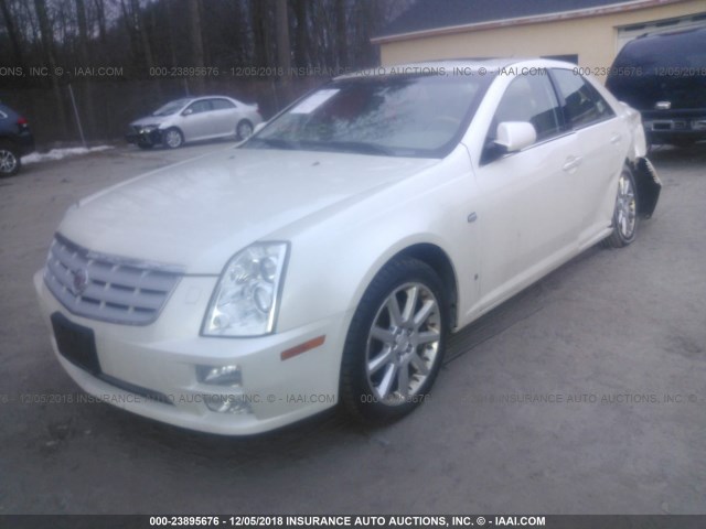 1G6DC67A660139555 - 2006 CADILLAC STS WHITE photo 2