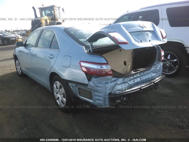 4T1BB46K58U055448 - 2008 TOYOTA CAMRY HYBRID Light Blue photo 3