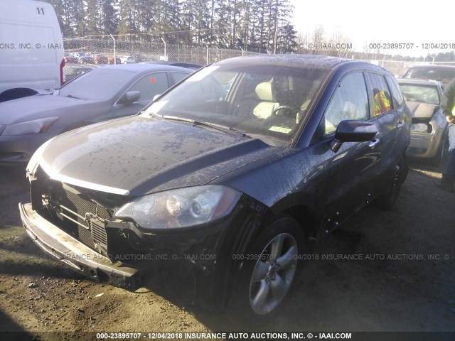 5J8TB18289A006415 - 2009 ACURA RDX BLACK photo 2