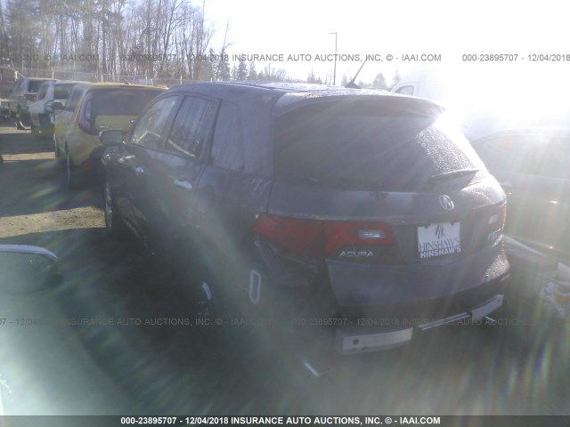 5J8TB18289A006415 - 2009 ACURA RDX BLACK photo 3