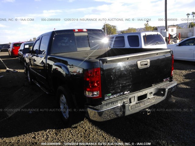 3GTRCVE01AG209703 - 2010 GMC SIERRA C1500 SLE BLACK photo 3