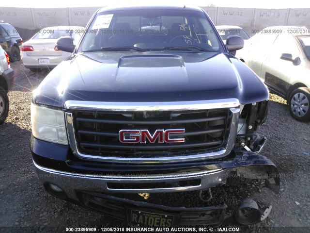 3GTRCVE01AG209703 - 2010 GMC SIERRA C1500 SLE BLACK photo 6