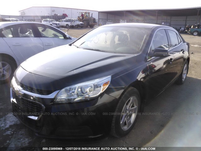 1G11C5SL5EF236866 - 2014 CHEVROLET MALIBU 1LT BLACK photo 2