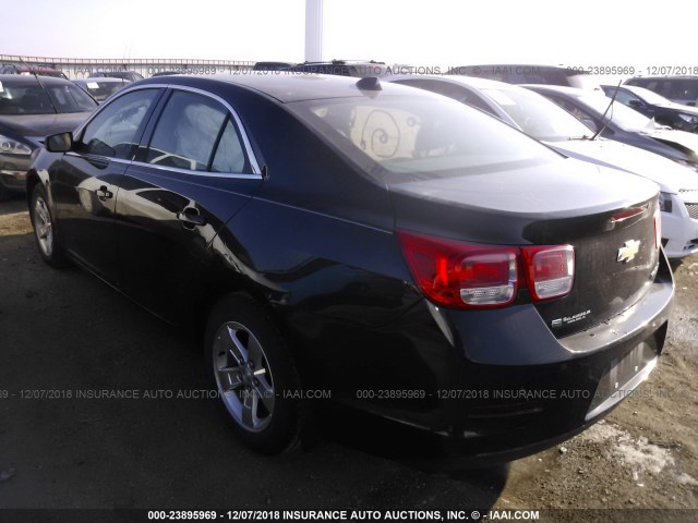 1G11C5SL5EF236866 - 2014 CHEVROLET MALIBU 1LT BLACK photo 3