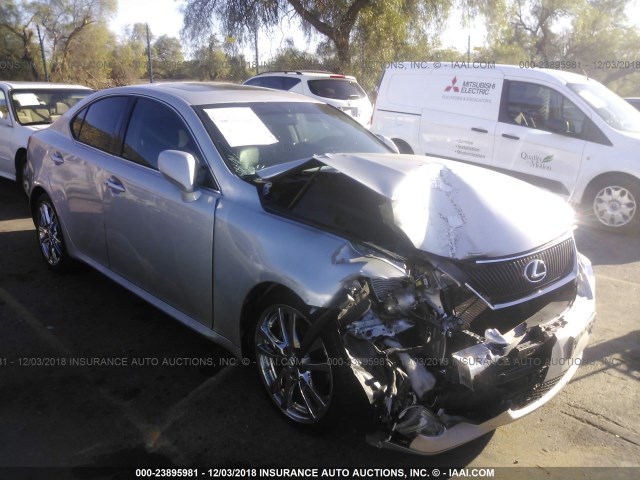 JTHBK262585083090 - 2008 LEXUS IS 250 SILVER photo 1