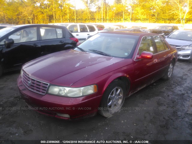 1G6KY5491XU926436 - 1999 CADILLAC SEVILLE STS RED photo 2