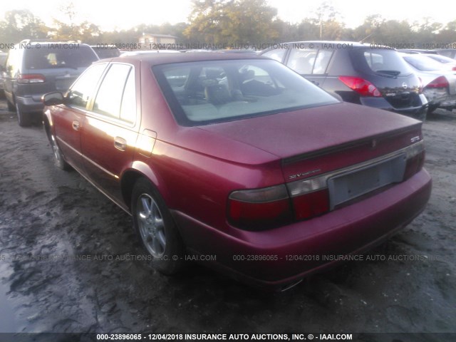 1G6KY5491XU926436 - 1999 CADILLAC SEVILLE STS RED photo 3