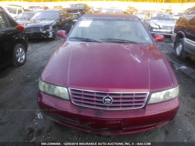 1G6KY5491XU926436 - 1999 CADILLAC SEVILLE STS RED photo 6