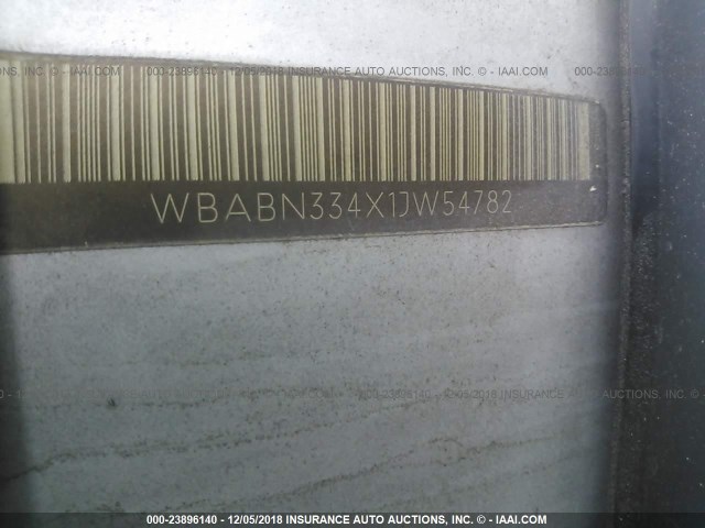 WBABN334X1JW54782 - 2001 BMW 325 CI SILVER photo 9