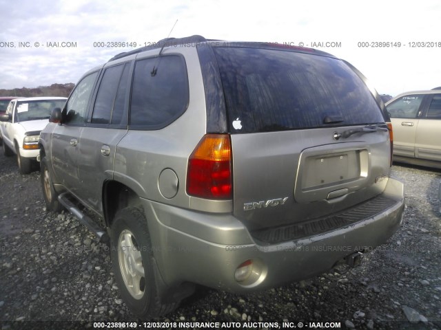 1GKDT13S622520520 - 2002 GMC ENVOY BEIGE photo 3