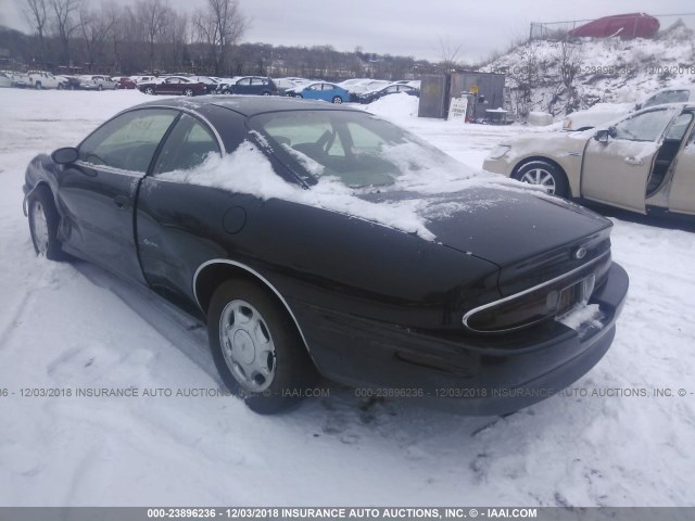 1G4GD2210T4715230 - 1996 BUICK RIVIERA BLACK photo 3