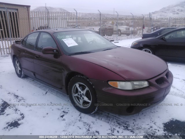 1G2WR5213YF147266 - 2000 PONTIAC GRAND PRIX GTP BURGUNDY photo 1