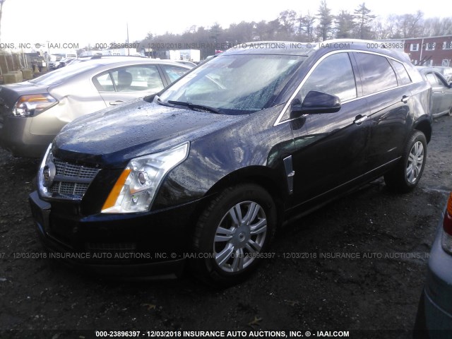 3GYFNDEY7AS633892 - 2010 CADILLAC SRX LUXURY COLLECTION BLACK photo 2