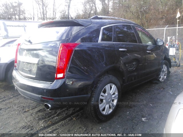 3GYFNDEY7AS633892 - 2010 CADILLAC SRX LUXURY COLLECTION BLACK photo 4