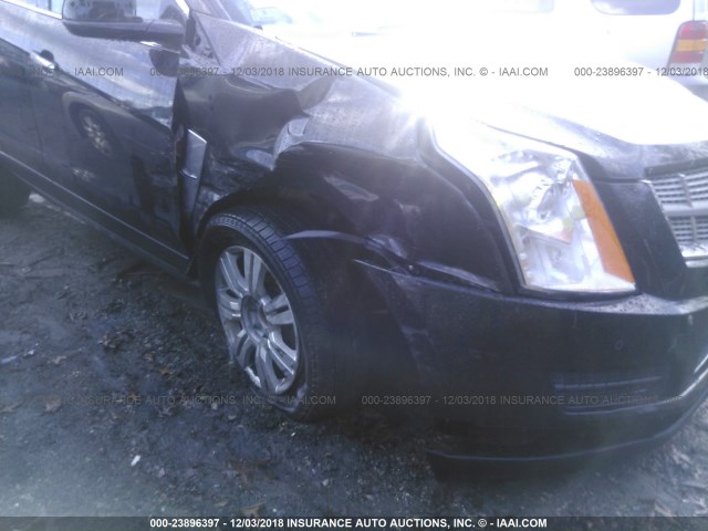 3GYFNDEY7AS633892 - 2010 CADILLAC SRX LUXURY COLLECTION BLACK photo 6