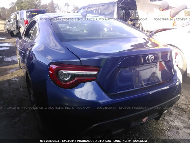 JF1ZNAA12H8701518 - 2017 TOYOTA 86 SPECIAL EDITION BLUE photo 3