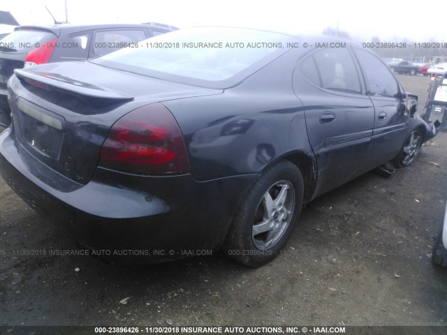 2G2WS522141273656 - 2004 PONTIAC GRAND PRIX GT2 შავი ფოტო 4