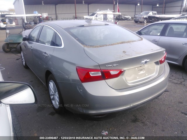 1G1ZF5SU5JF236413 - 2018 CHEVROLET MALIBU HYBRID GRAY photo 3