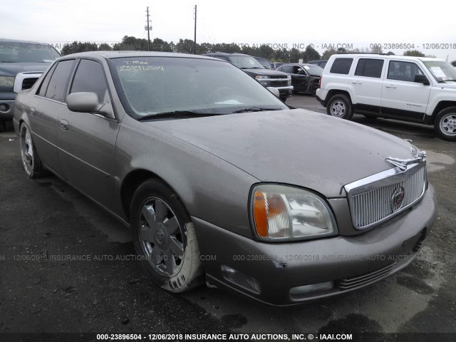 1G6KF57944U242669 - 2004 CADILLAC DEVILLE DTS GRAY photo 1