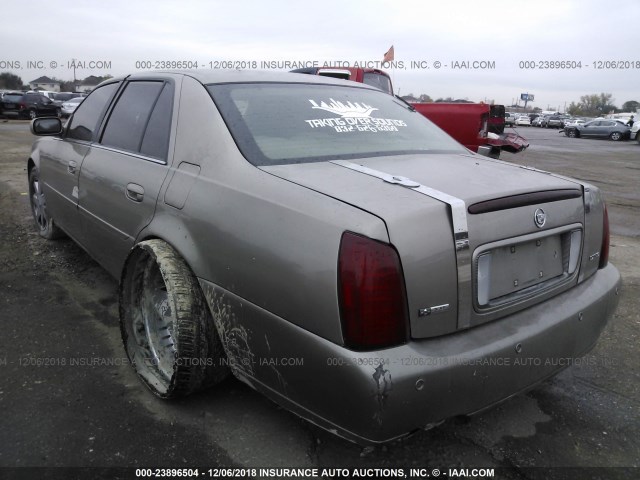 1G6KF57944U242669 - 2004 CADILLAC DEVILLE DTS GRAY photo 3