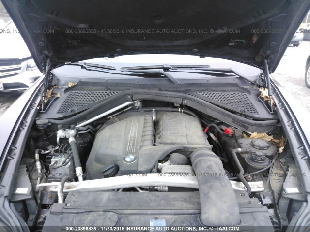 5UXZV4C58BL410858 - 2011 BMW X5 XDRIVE35I Czarny zdjęcie 10