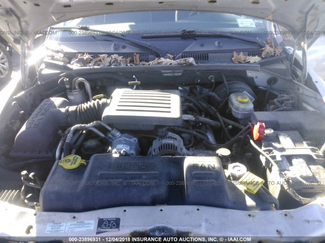 1B7HG2AN51S311899 - 2001 DODGE DAKOTA QUAD GRAY photo 10