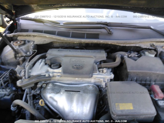 4T1BF1FK5FU478398 - 2015 TOYOTA CAMRY LE/XLE/SE/XSE GRAY photo 10