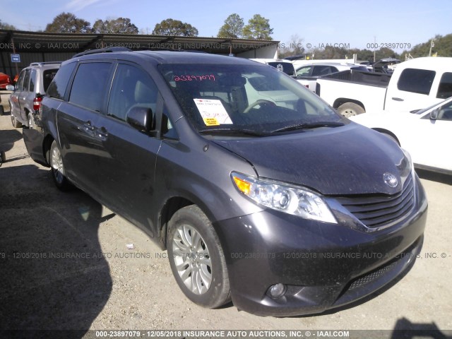 5TDYK3DCXDS296246 - 2013 TOYOTA SIENNA XLE/LIMITED GRAY photo 1