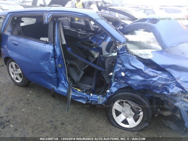 KL1TD666X7B734134 - 2007 CHEVROLET AVEO LS BLUE photo 6