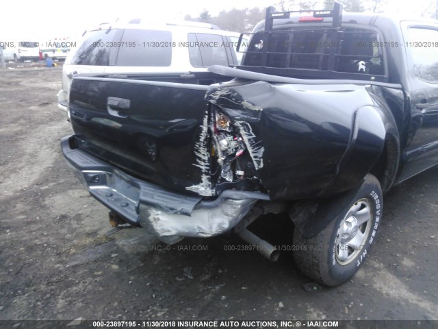 3TMLU42N09M028442 - 2009 TOYOTA TACOMA DOUBLE CAB BLACK photo 6