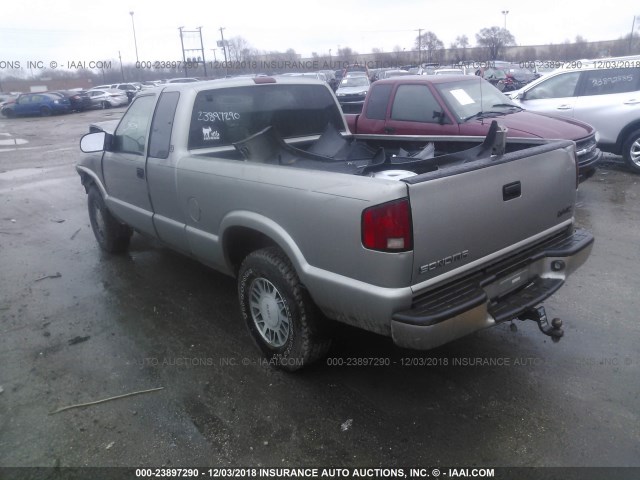 1GTDT19W3YK222067 - 2000 GMC SONOMA TAN photo 3