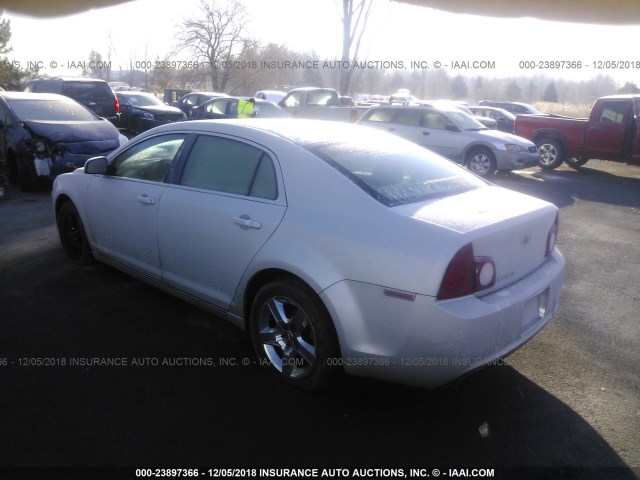 1G1ZC5EB1AF304578 - 2010 CHEVROLET MALIBU 1LT 银色 照片 3