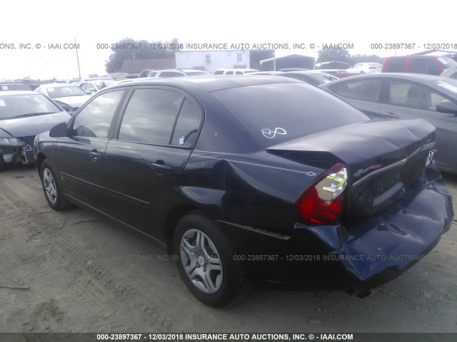 1G1ZS58F87F301266 - 2007 CHEVROLET MALIBU LS 黑色 照片 3
