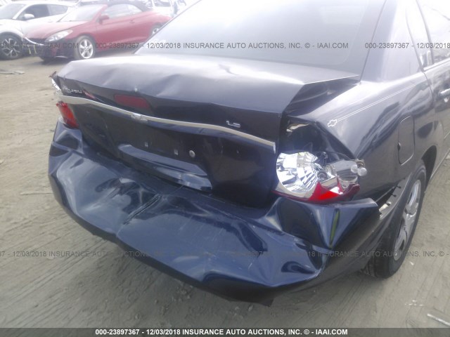 1G1ZS58F87F301266 - 2007 CHEVROLET MALIBU LS 黑色 照片 6