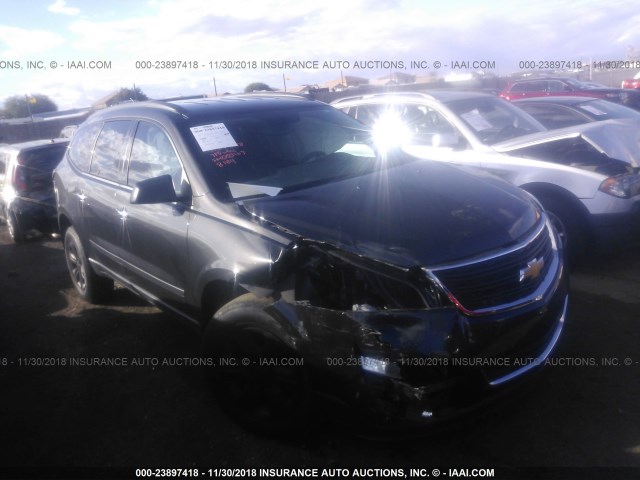 1GNKRFED6GJ168184 - 2016 CHEVROLET TRAVERSE LS BLACK photo 1