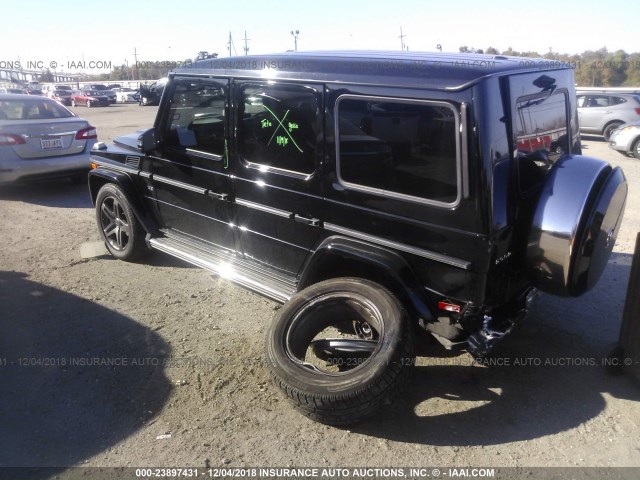 WDCYC3KF1HX270543 - 2017 MERCEDES-BENZ G 550 BLACK photo 3